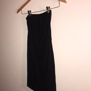 strapless bodycon dress